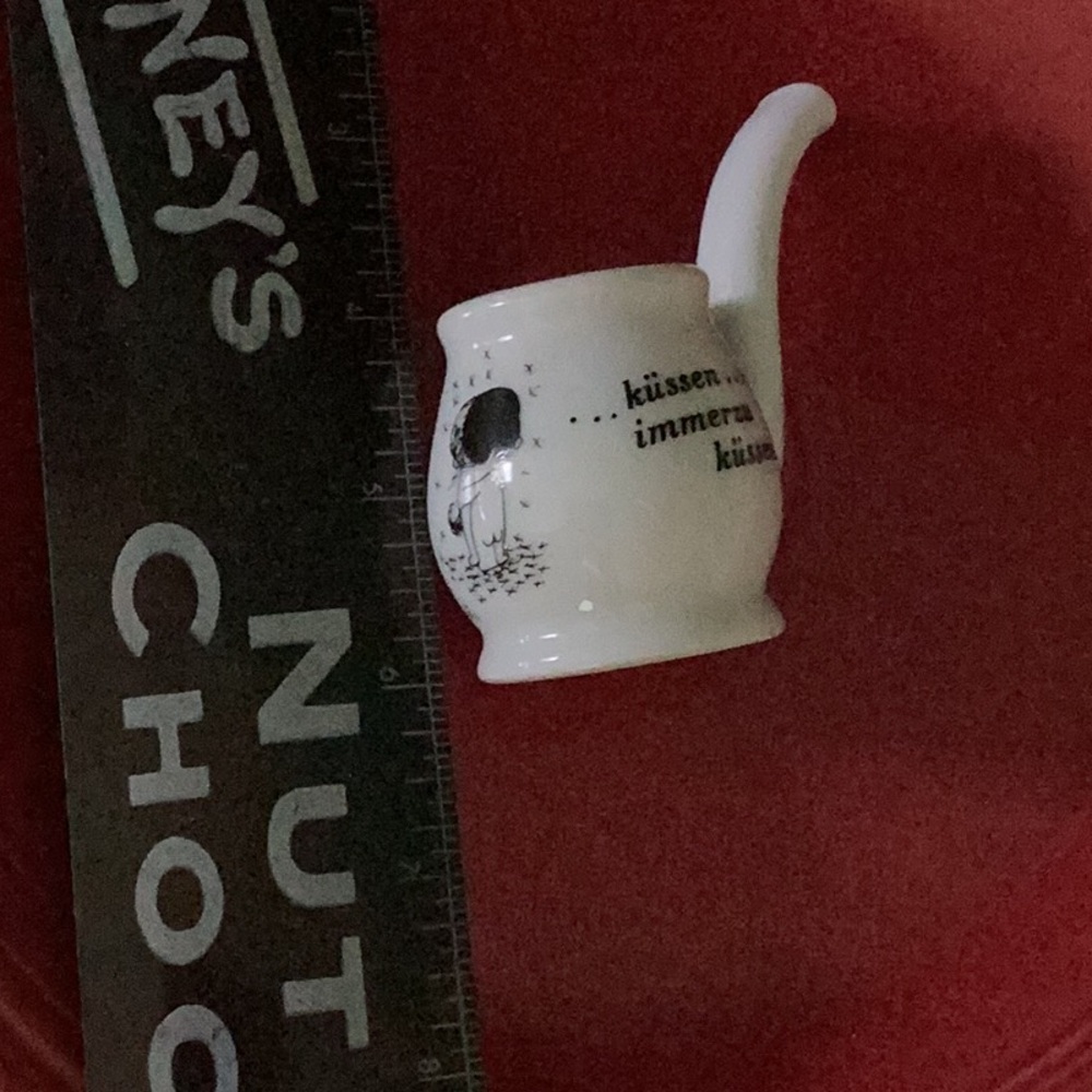 German Schnapps Pipe 💋LIEBE IST Porcelain EVC - Picture 3 of 16